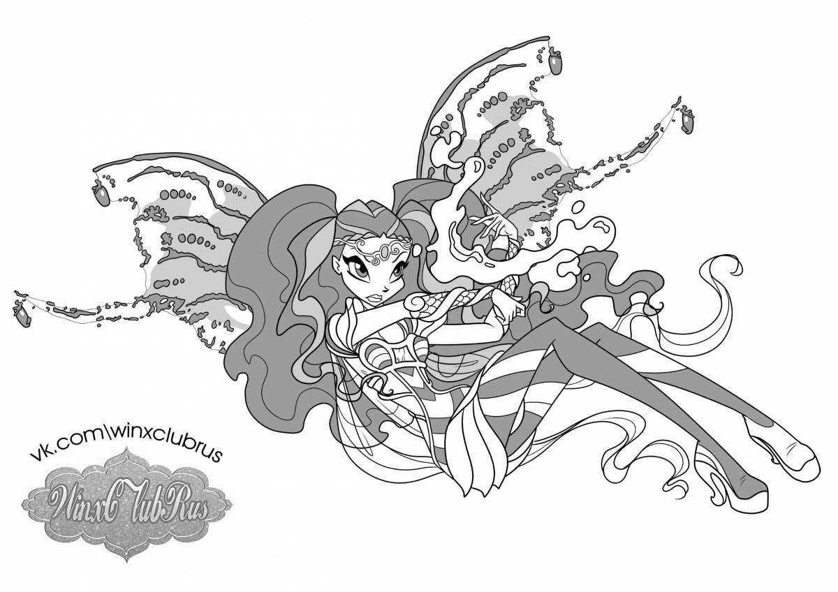 Blinking Bloomix coloring page