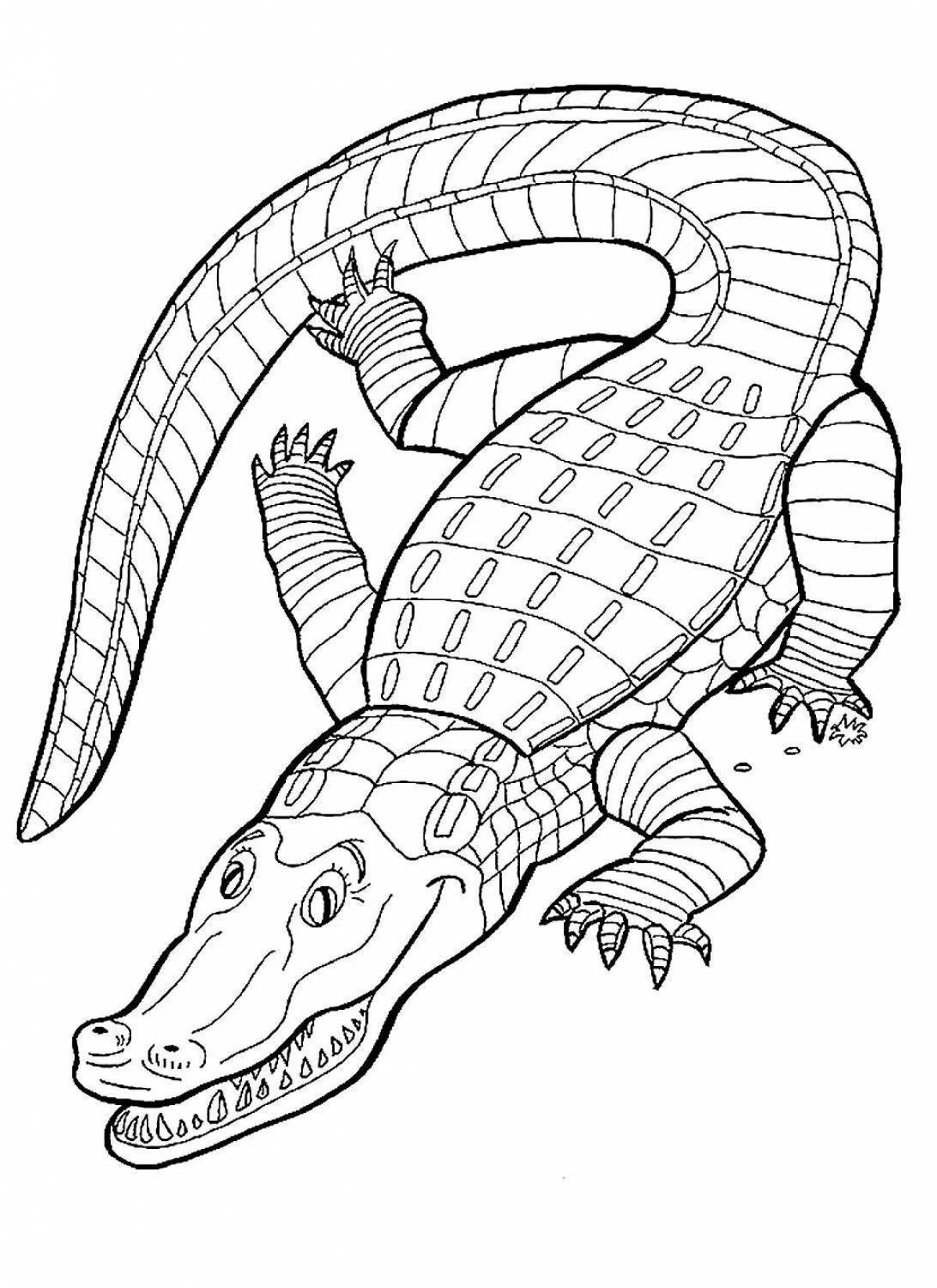 Incredible reptile coloring pages