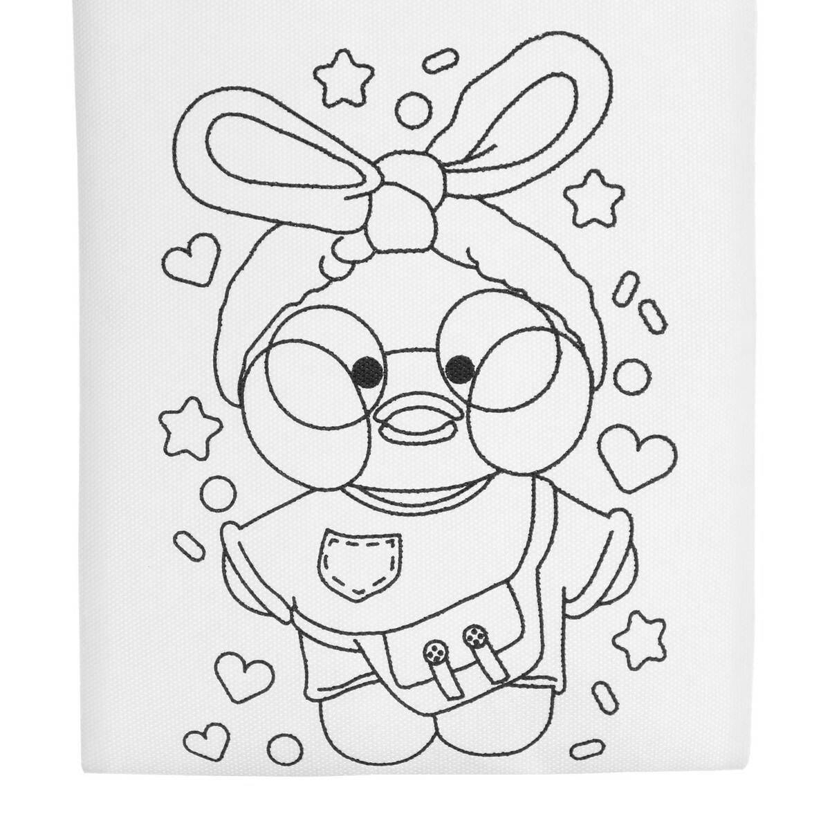 Excited Shopping Coloring Page