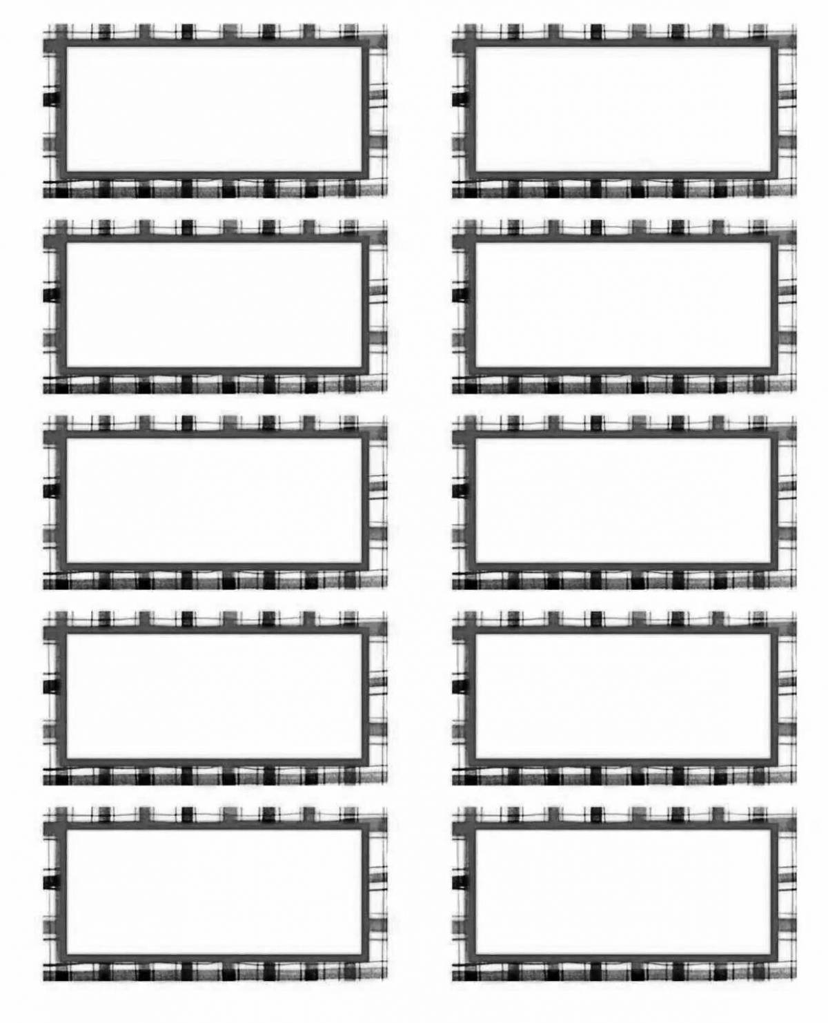 Creative price tag coloring page