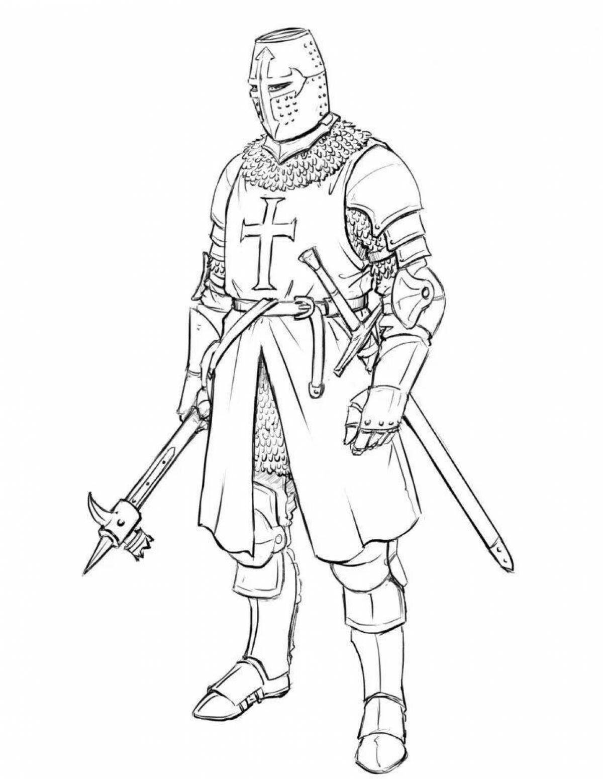 Tough Crusaders Coloring Pages