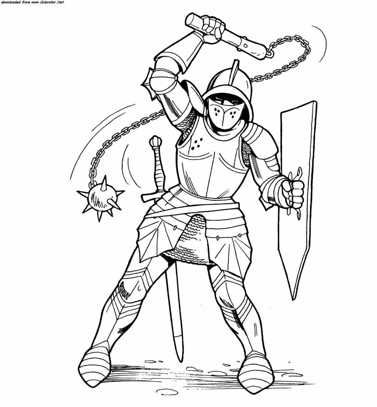 Decisive crusaders coloring pages