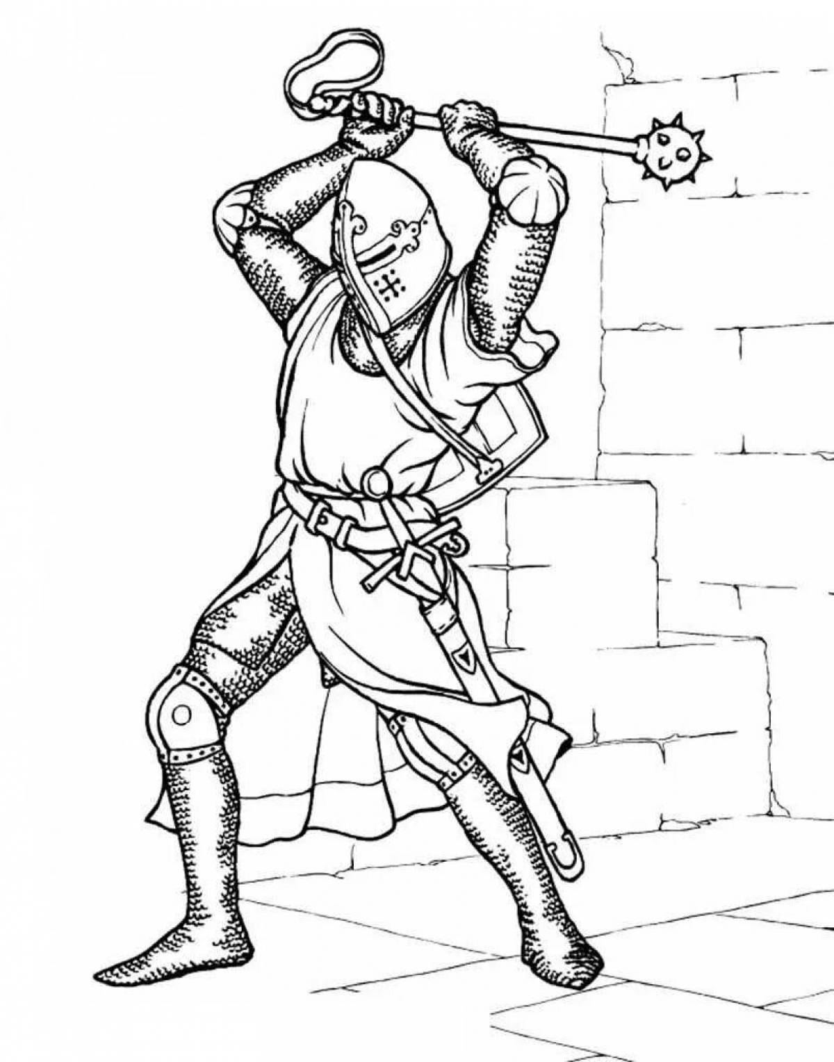 Indomitable crusaders coloring pages