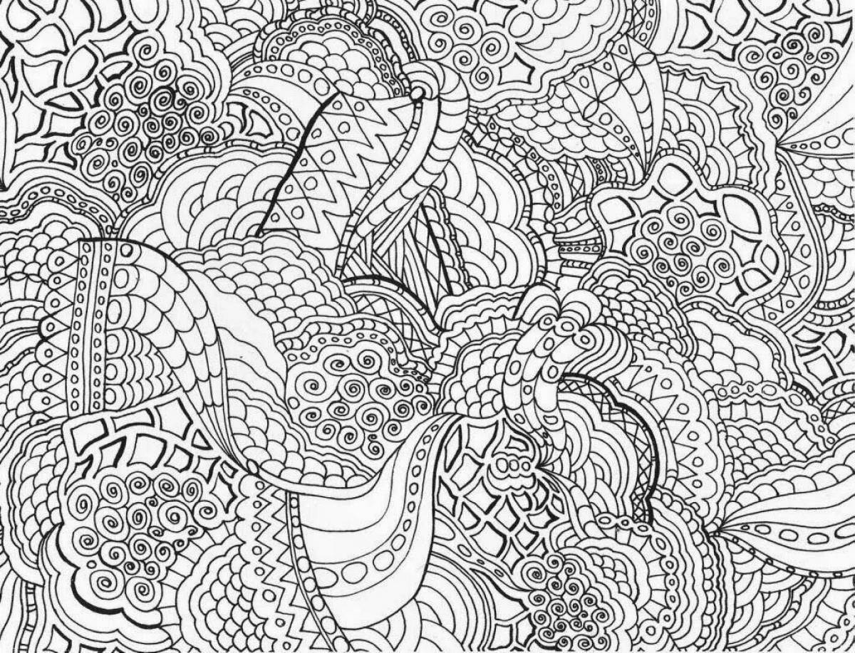 Vivacious coloring page sticky