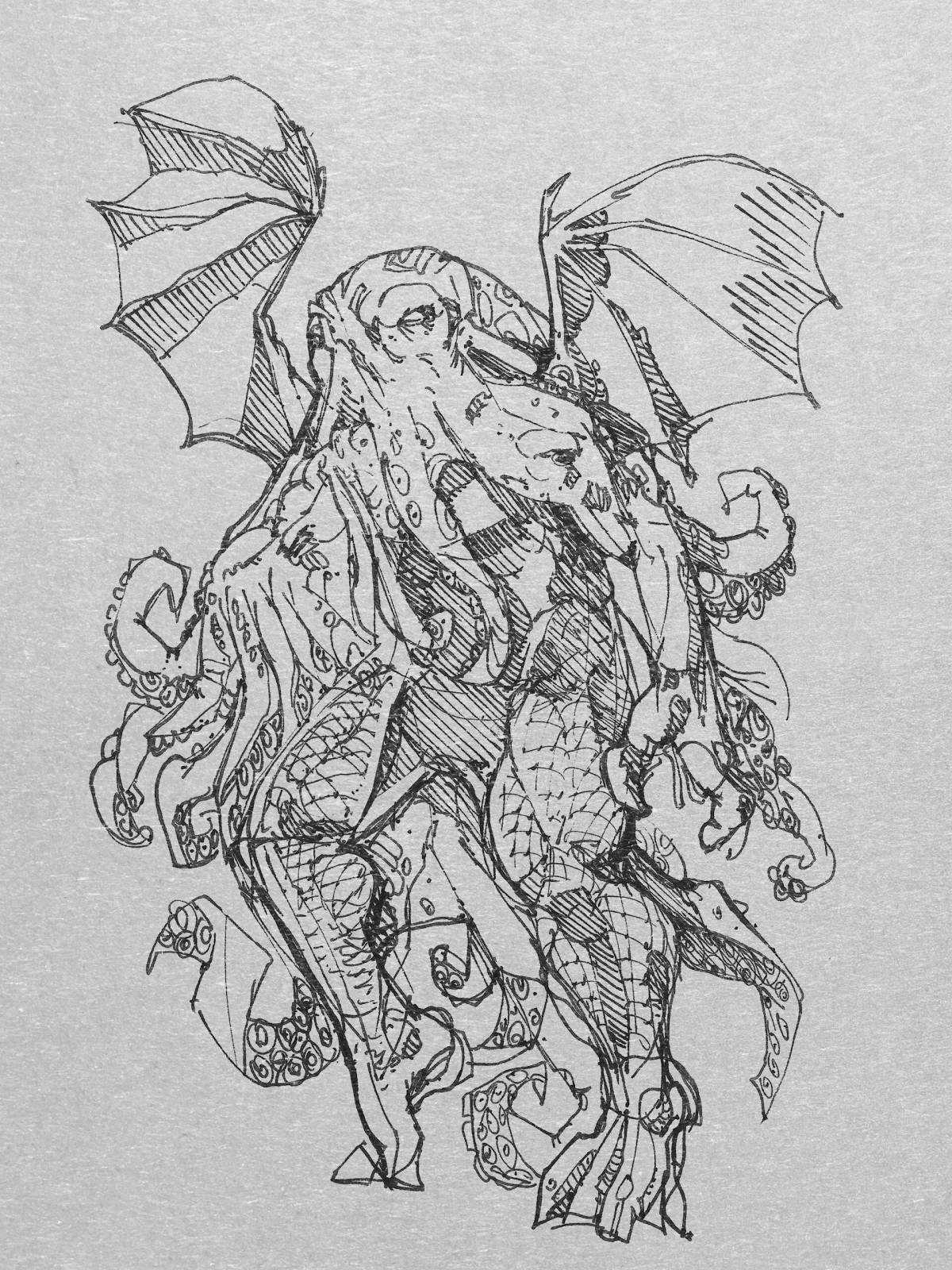 Great lovecraft coloring book
