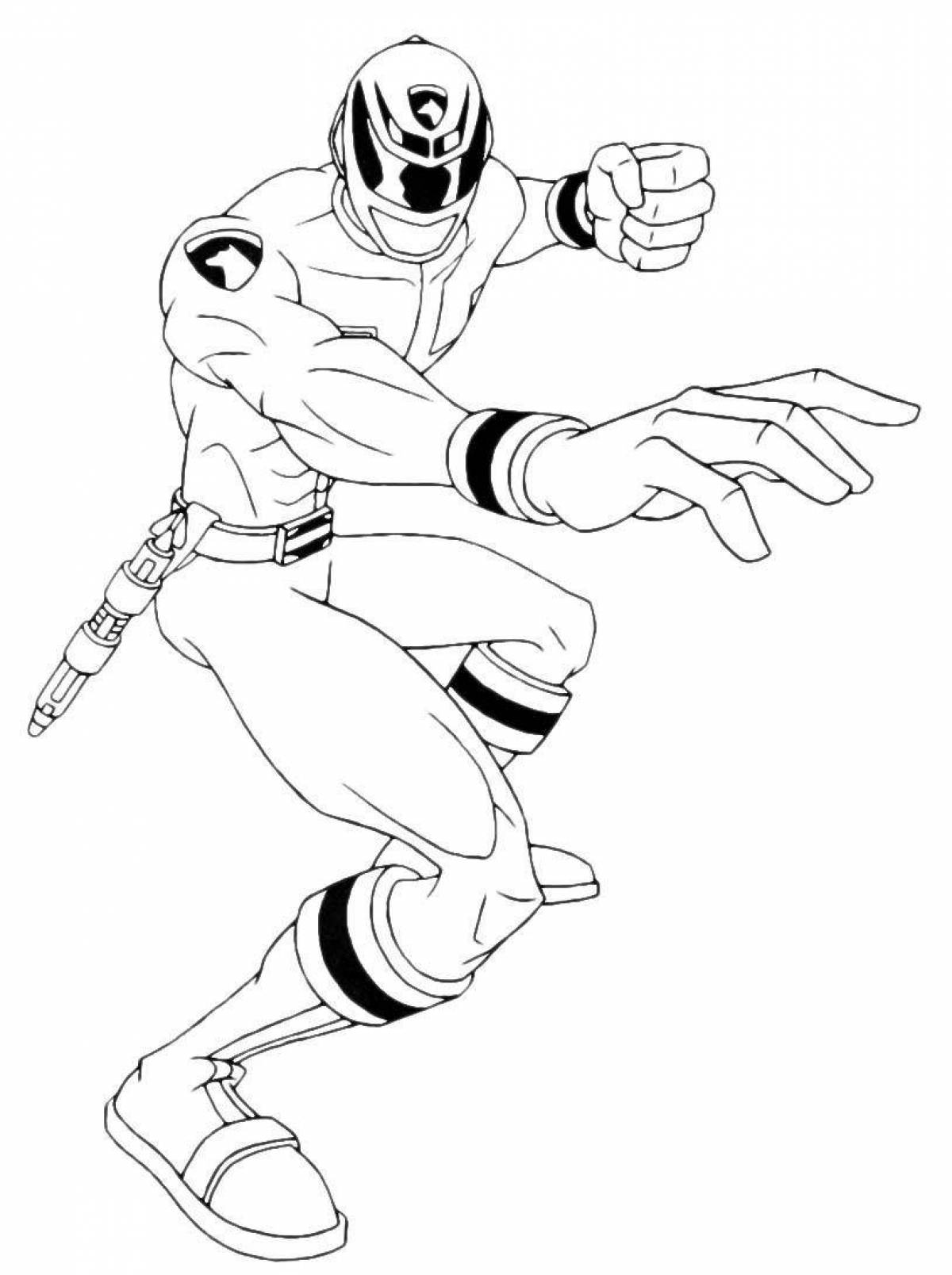 Charming fighters coloring page
