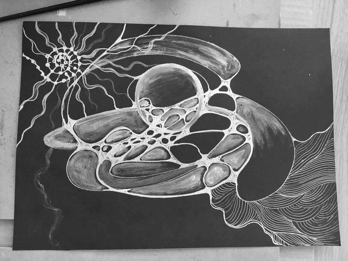 Amazing neurographic coloring