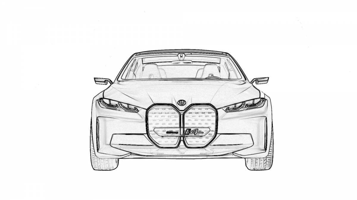 Luxury Maybach coloring page