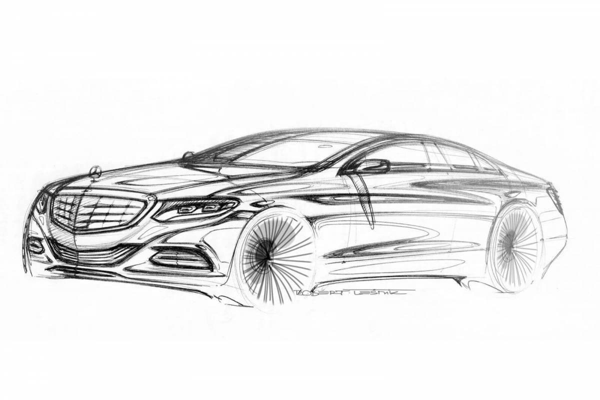 Violent maybach coloring book