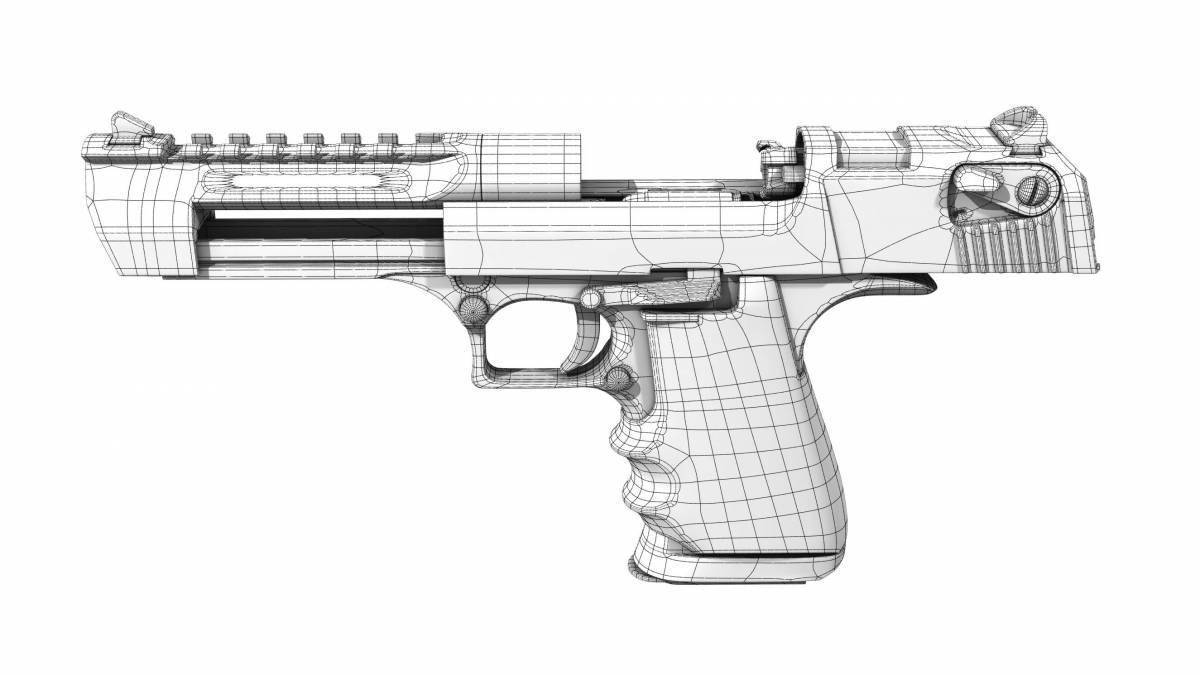 Desert eagle схема чертеж