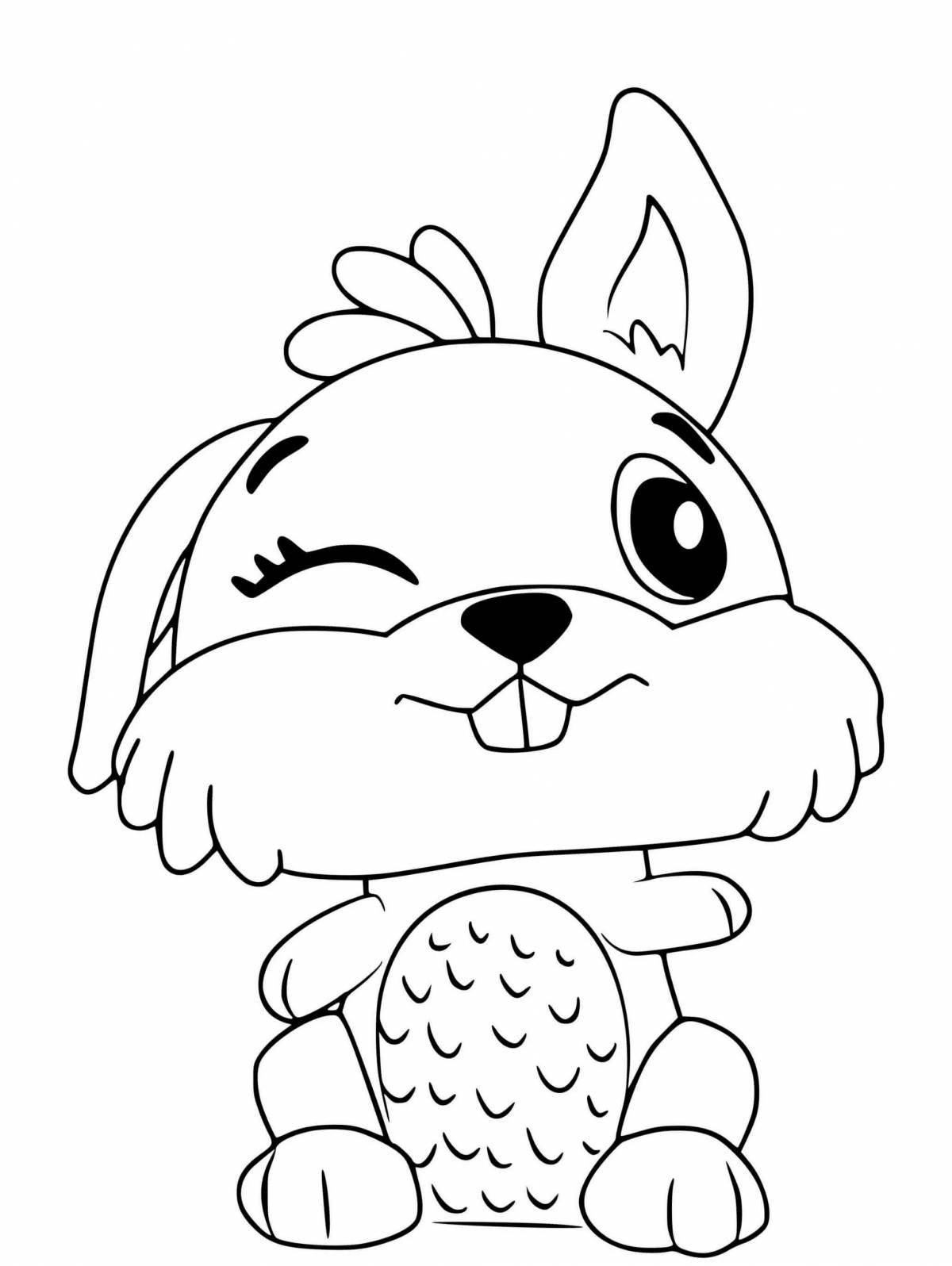 Happy hatchimals coloring book