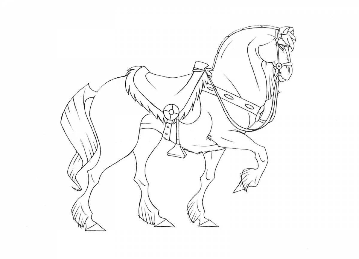 Delightful coloring shire