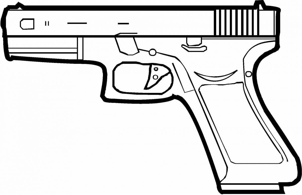 Charming deagle coloring book