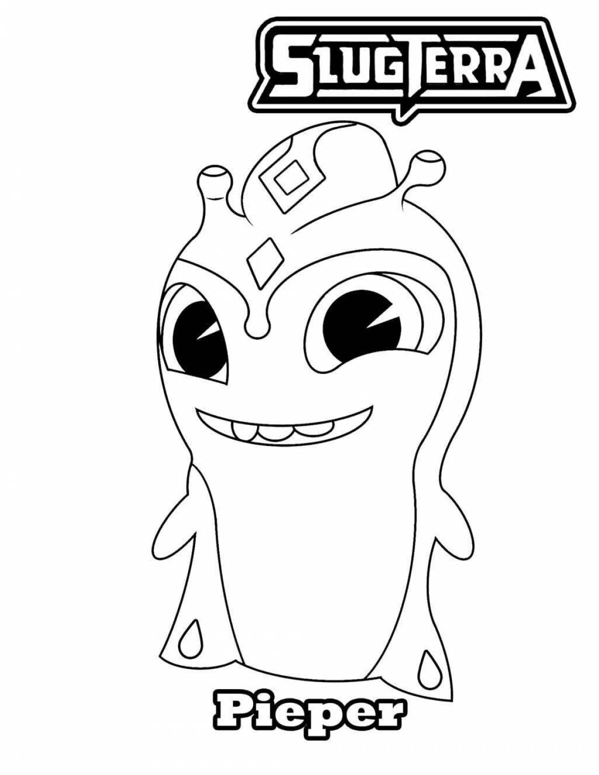 Slugterra fantasy coloring book