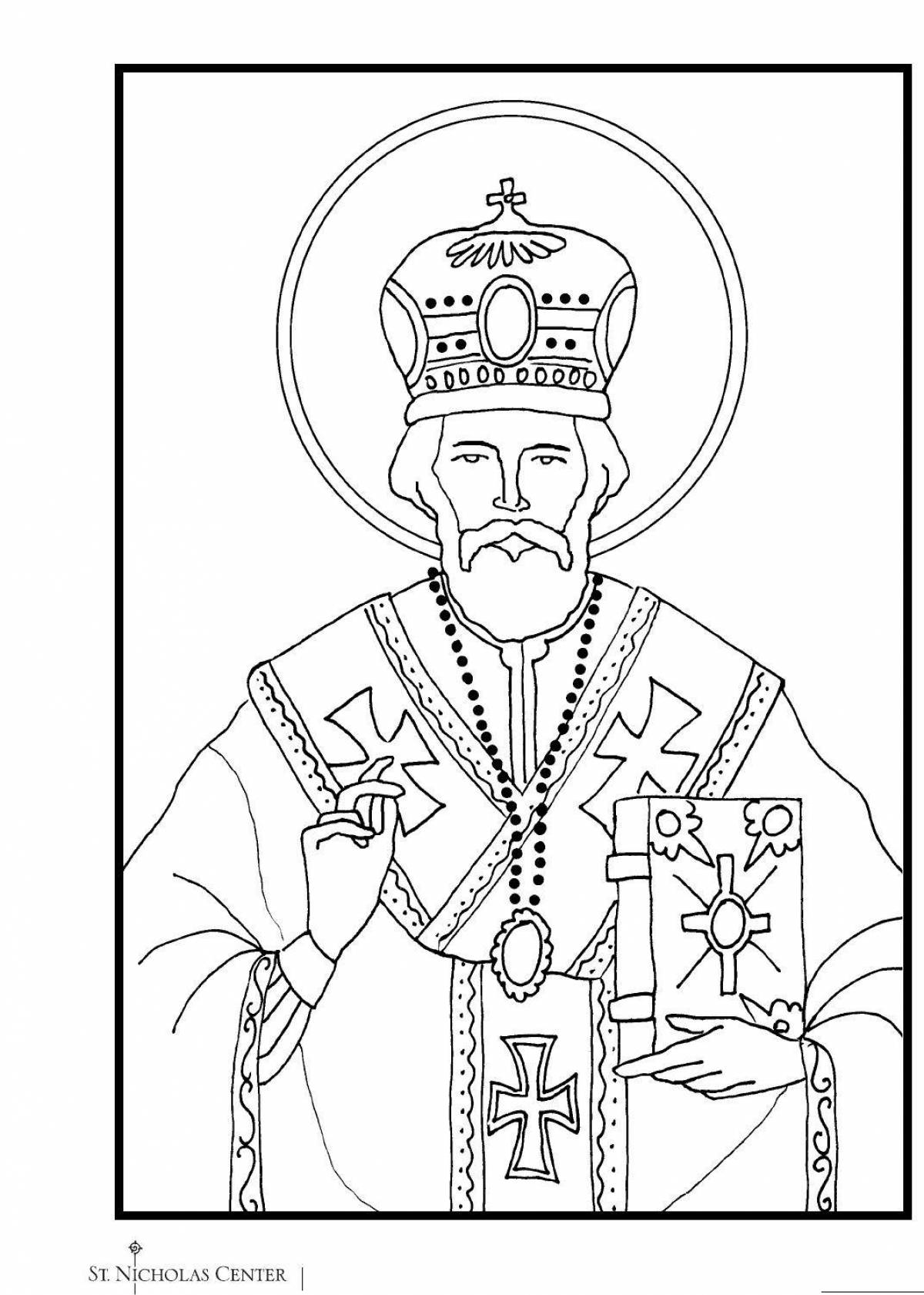 Раскраски Святой Николай — 100 изображений