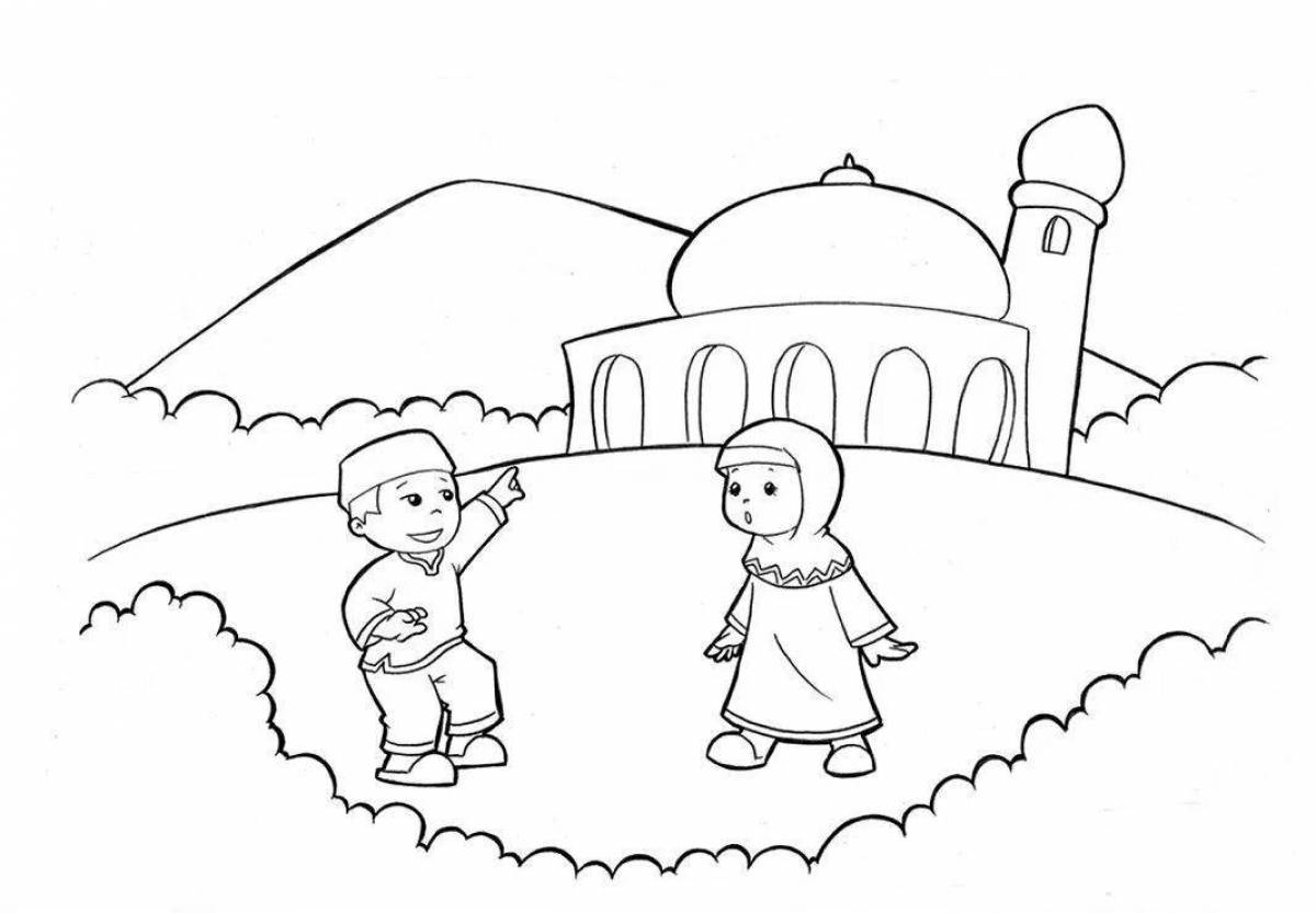 Brilliant Dagestan coloring book