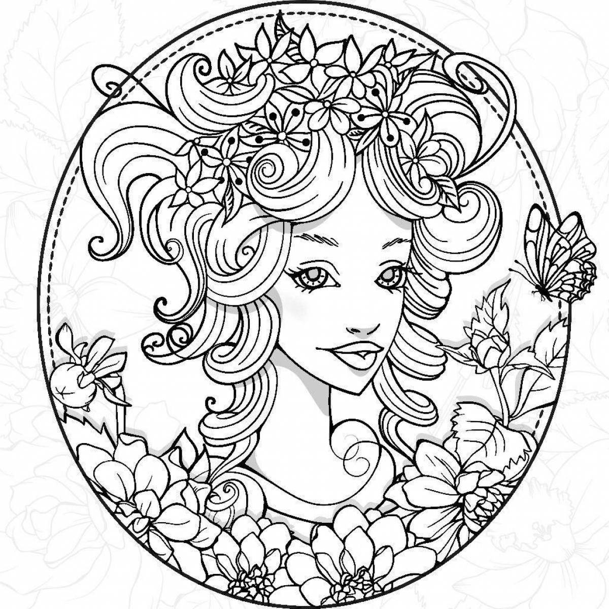 Charming victoria coloring book