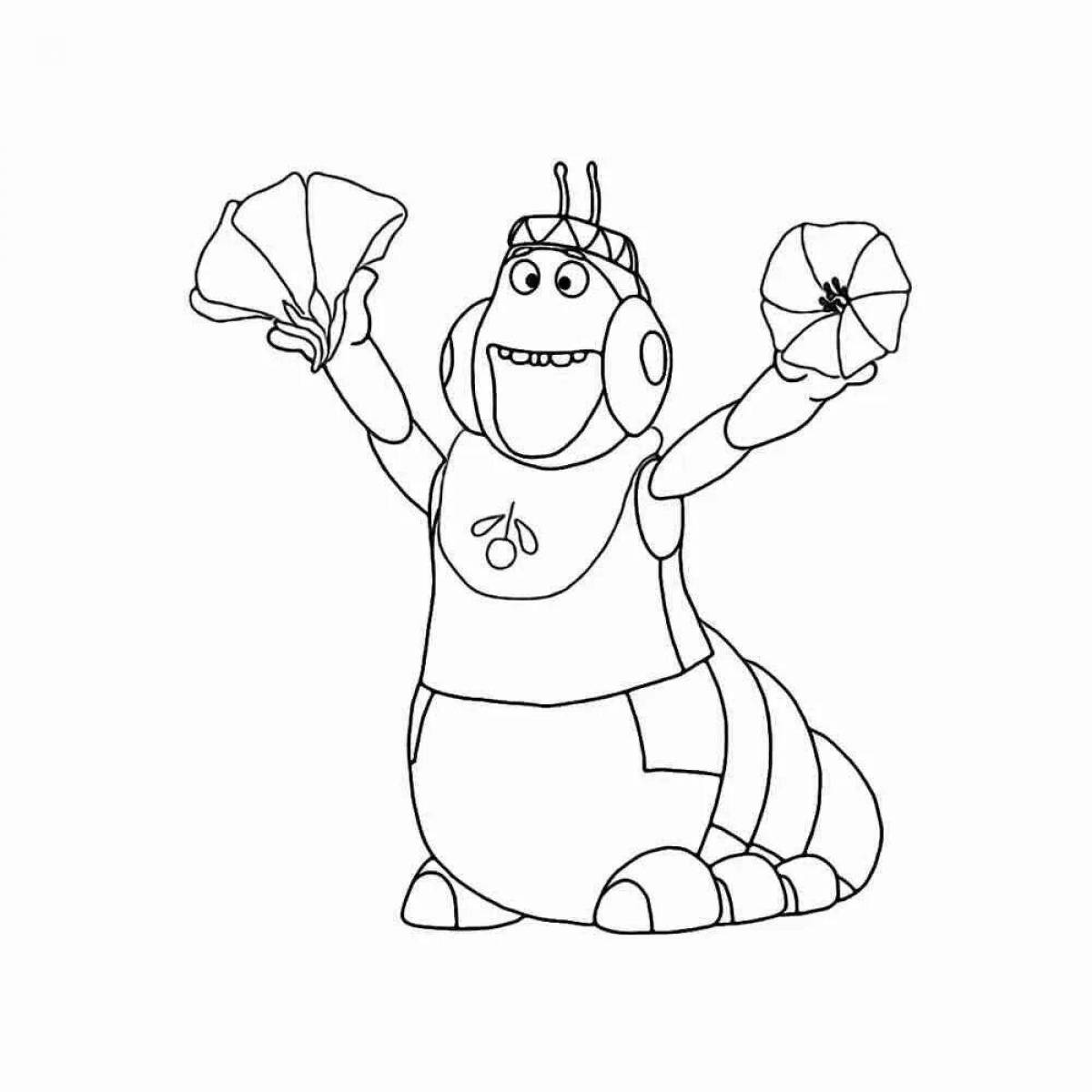 Amazing baby doll coloring book