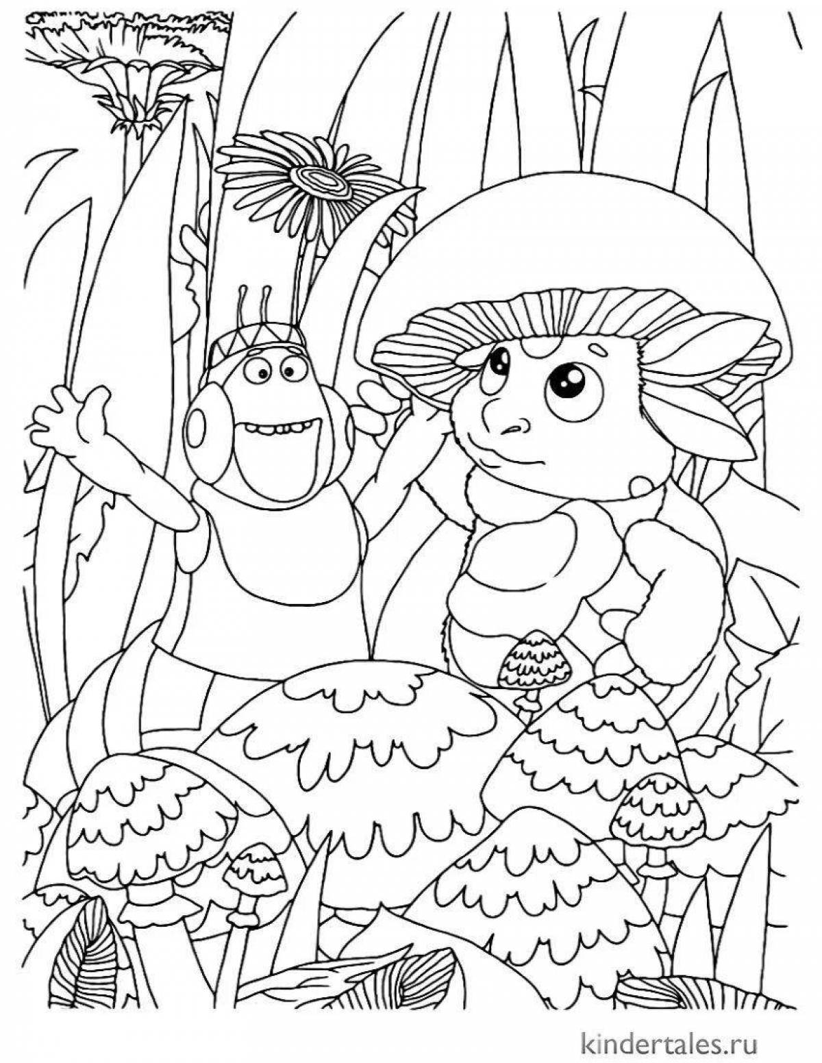 Wonderful coloring baby doll