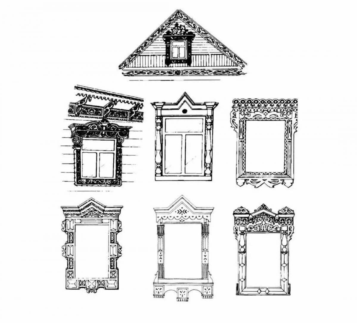 Royal architraves coloring pages