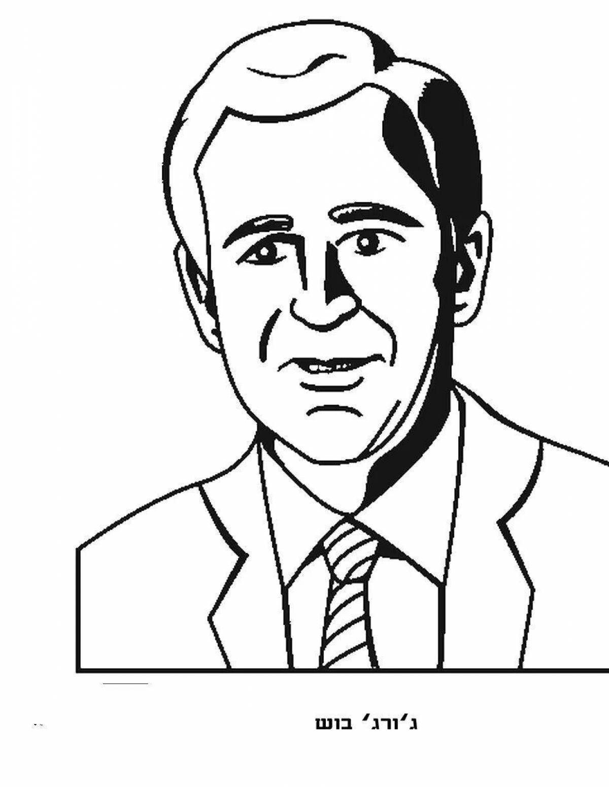 Fairy coloring of the president