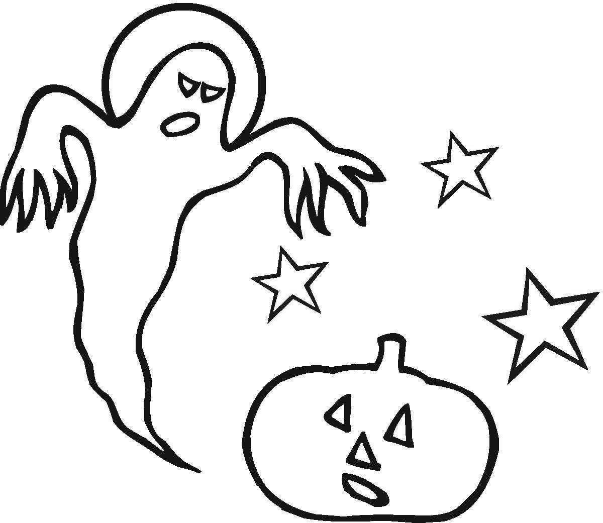 Magic coloring ghost