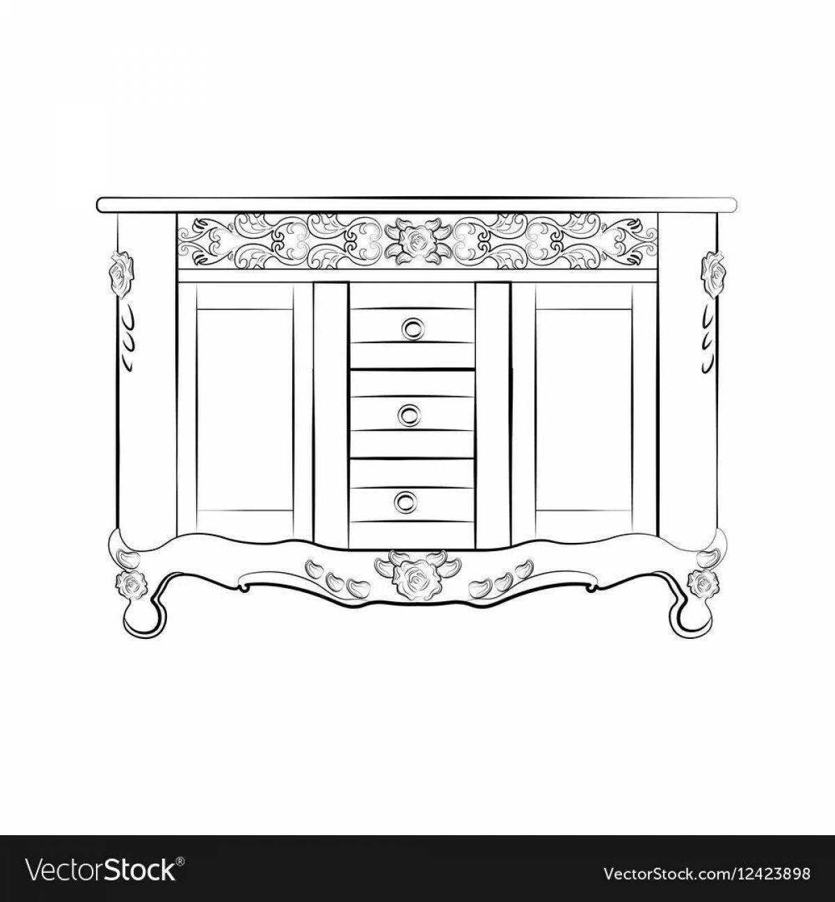 Grand buffet coloring book