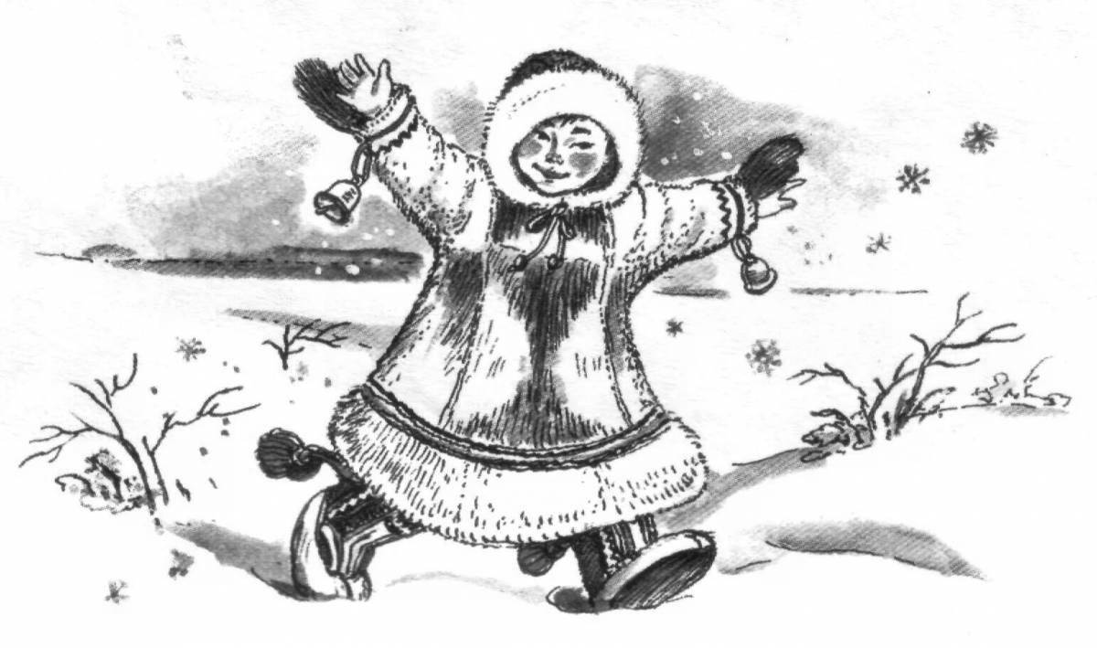 Great Nenets coloring pages