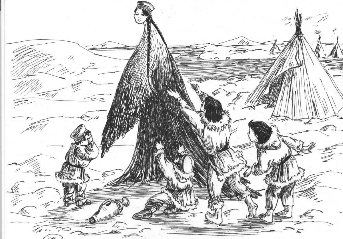 Coloring page captivating Nenets