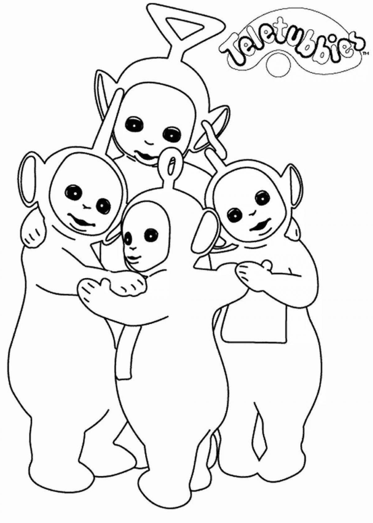 Slender-tubbies bright coloring