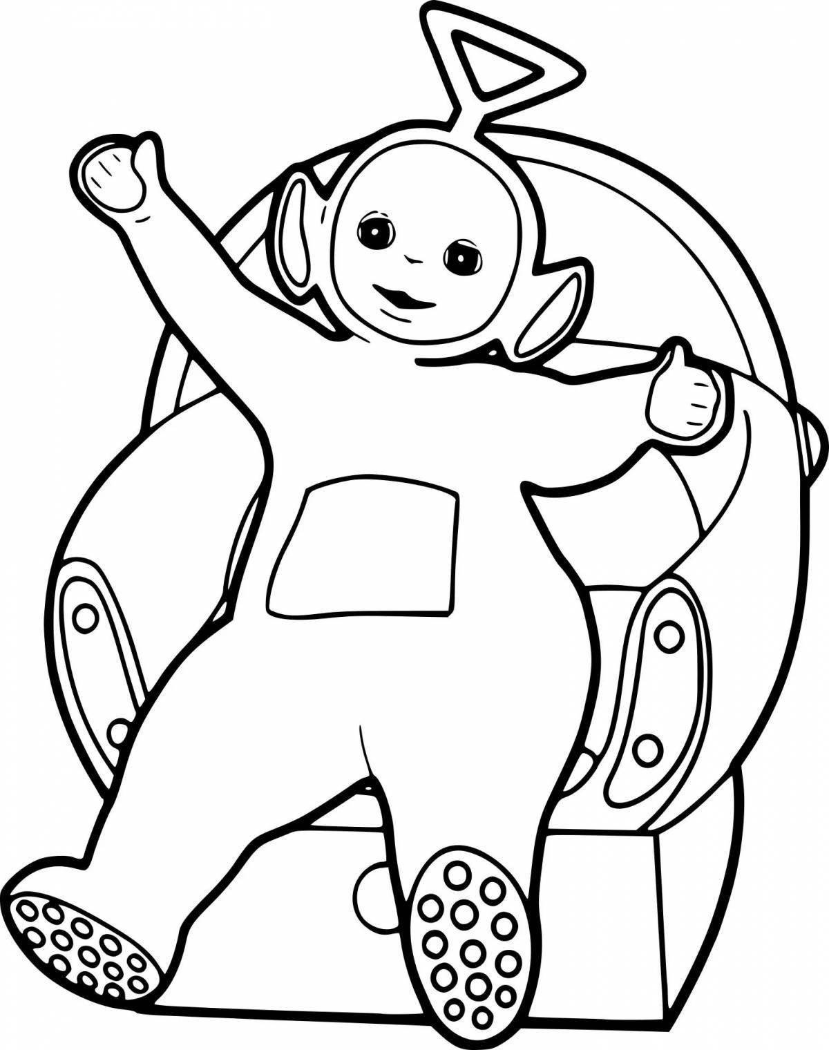 Coloring page charming slender tummies