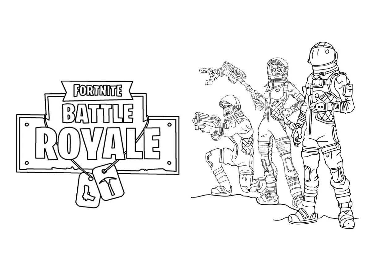 Glorious pubg coloring page