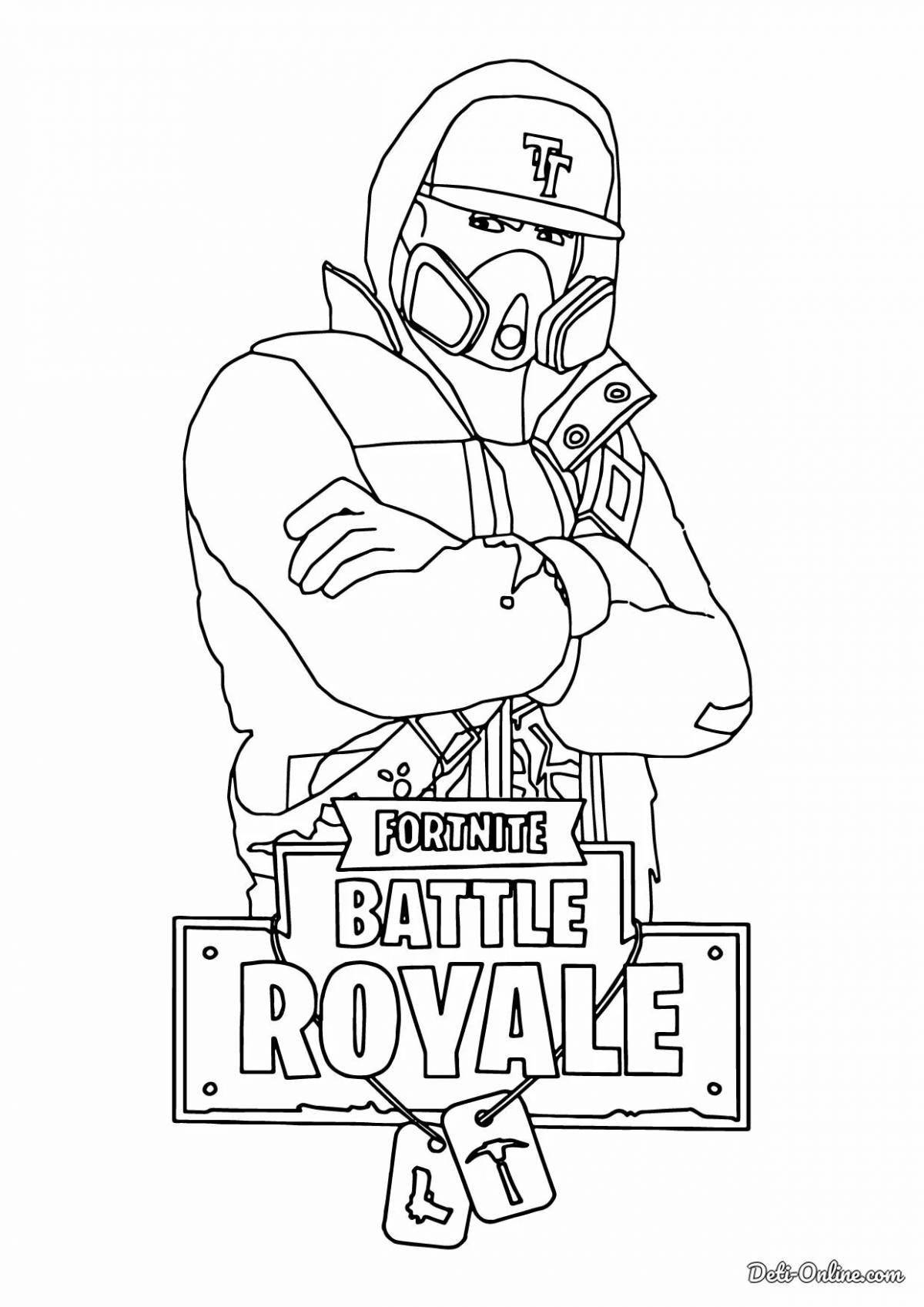 Amazing pubg coloring page