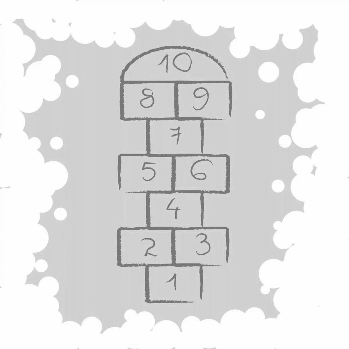 Joyful classic coloring pages