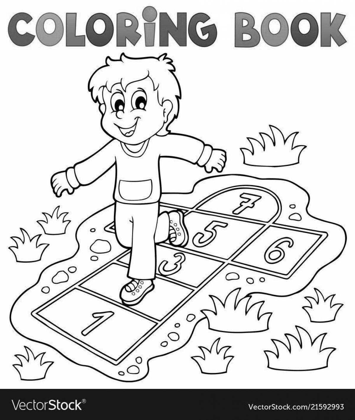 Delightful classic coloring pages