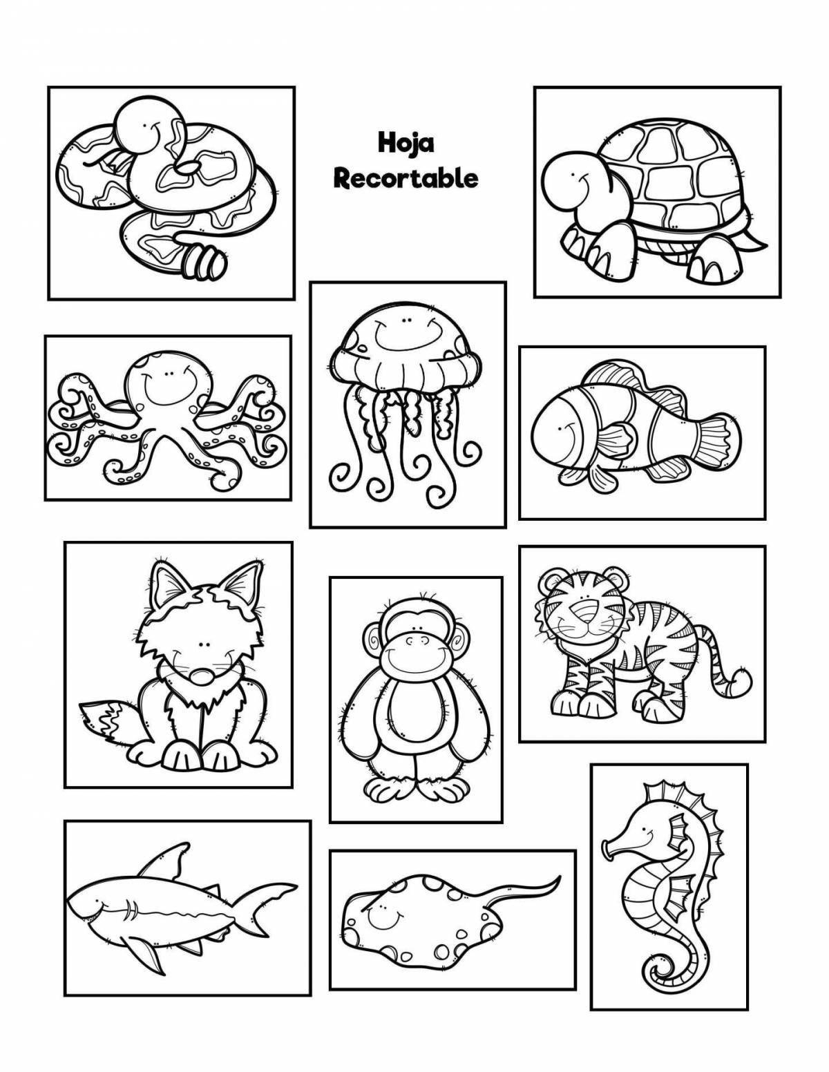 Adorable phonetic coloring book