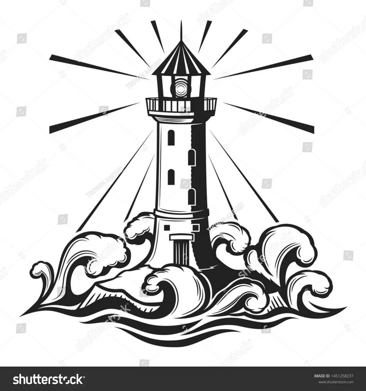 Coloring page wonderful vladivostok
