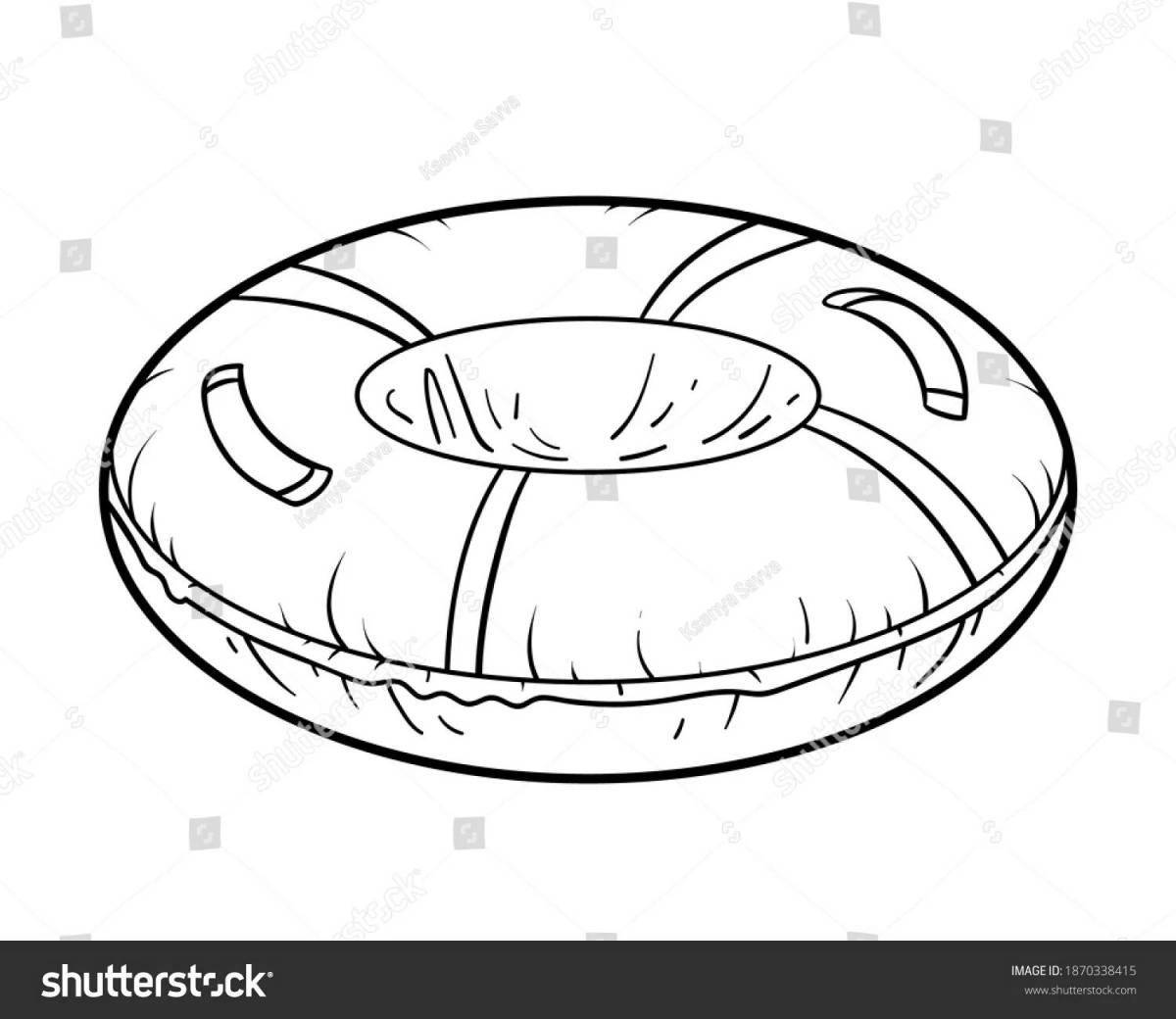 Living pipe coloring page
