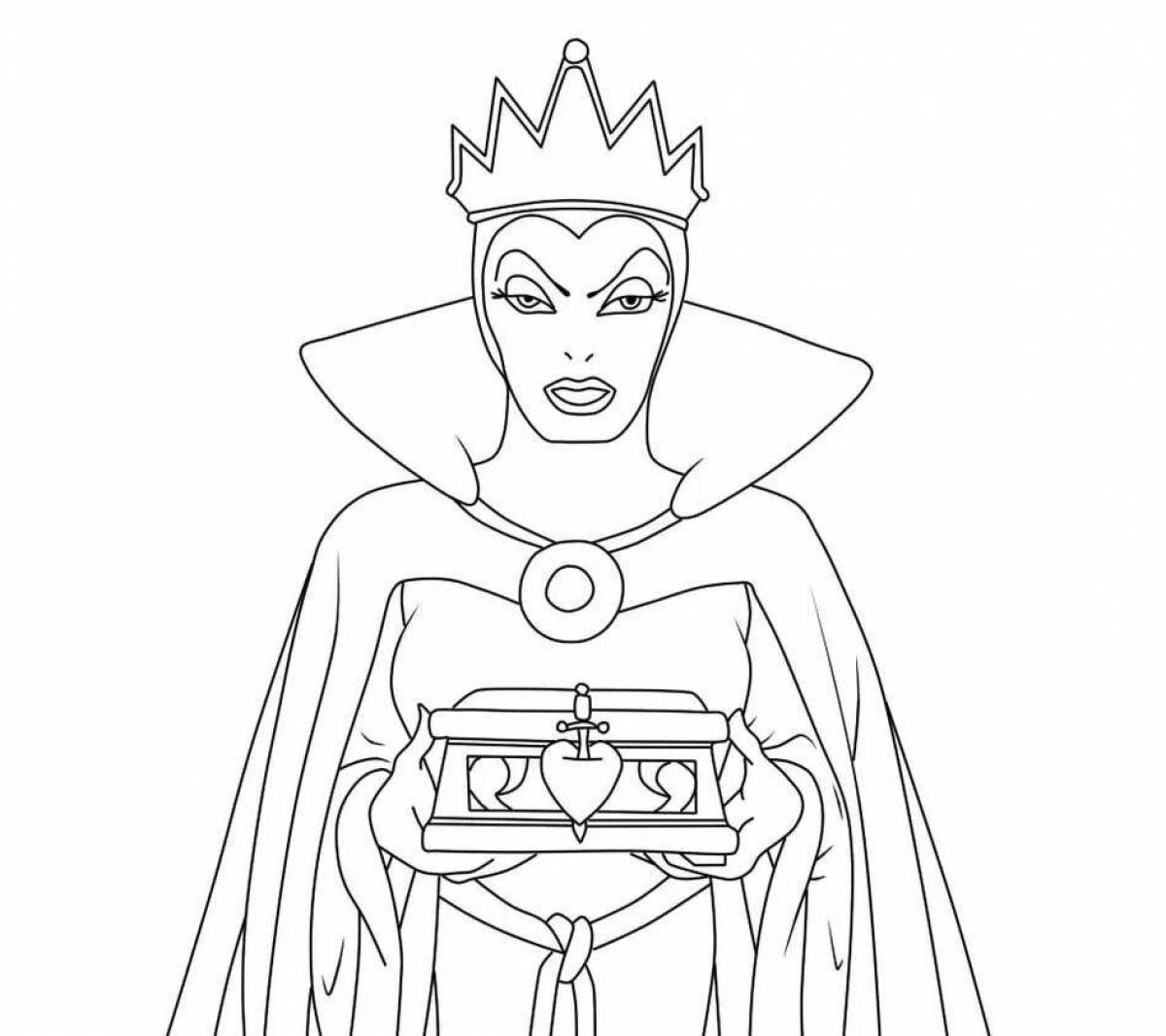 Noble coloring page queen