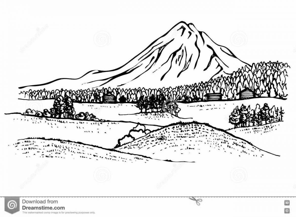 Intriguing Kamchatka coloring book
