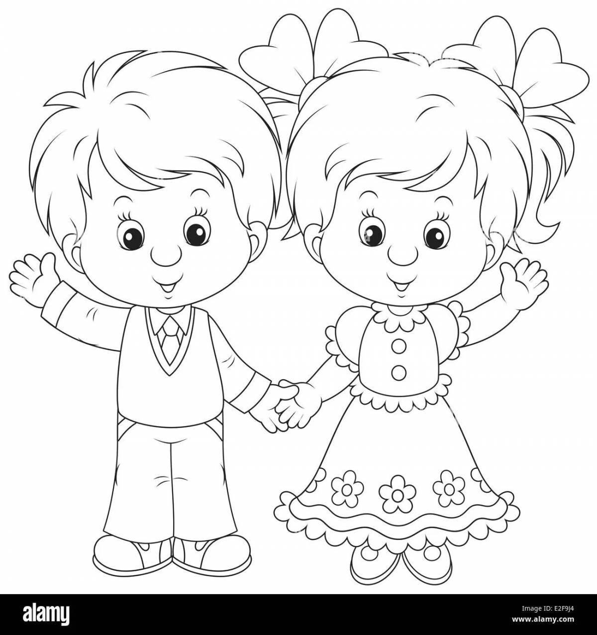 Coloring page funny congratulations