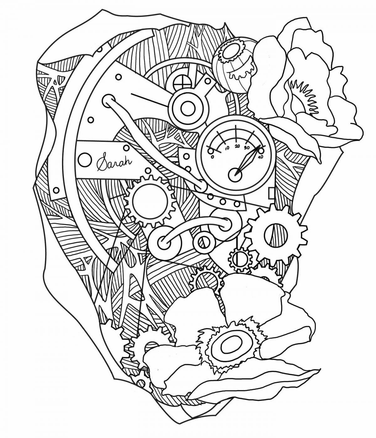 Photo Coloured Splatter Paint Engine