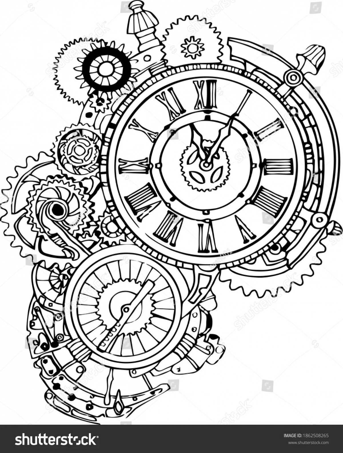 Photo Color-centric page coloring engine