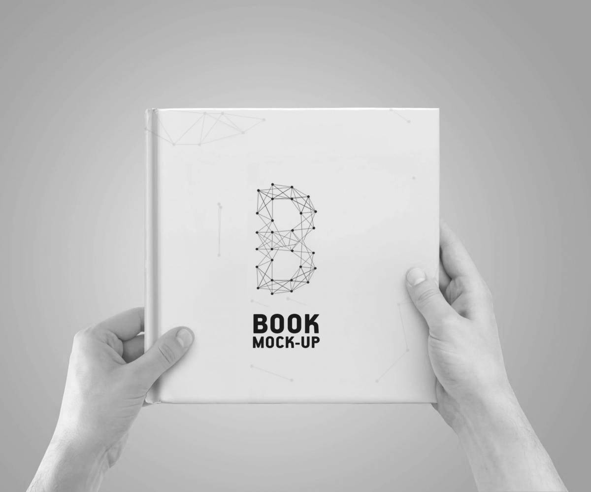 Bright coloring mockup