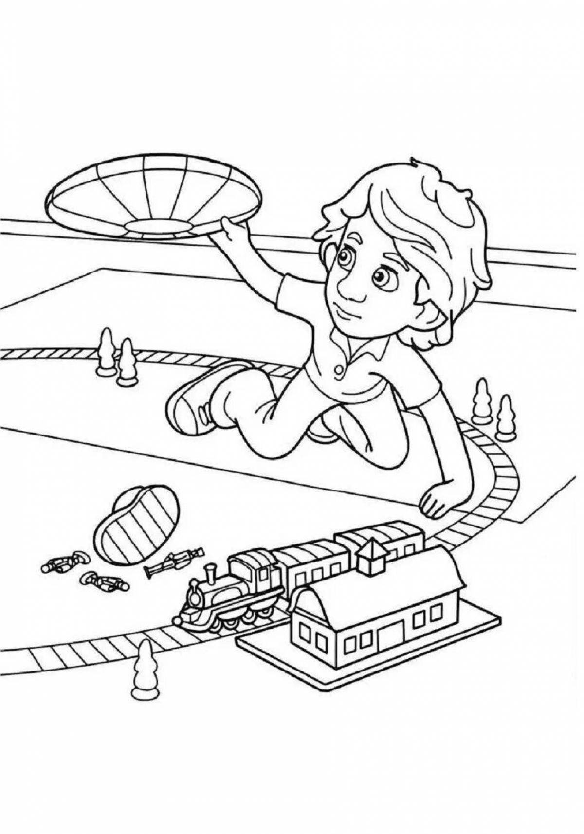 Attractive wire cutter coloring page