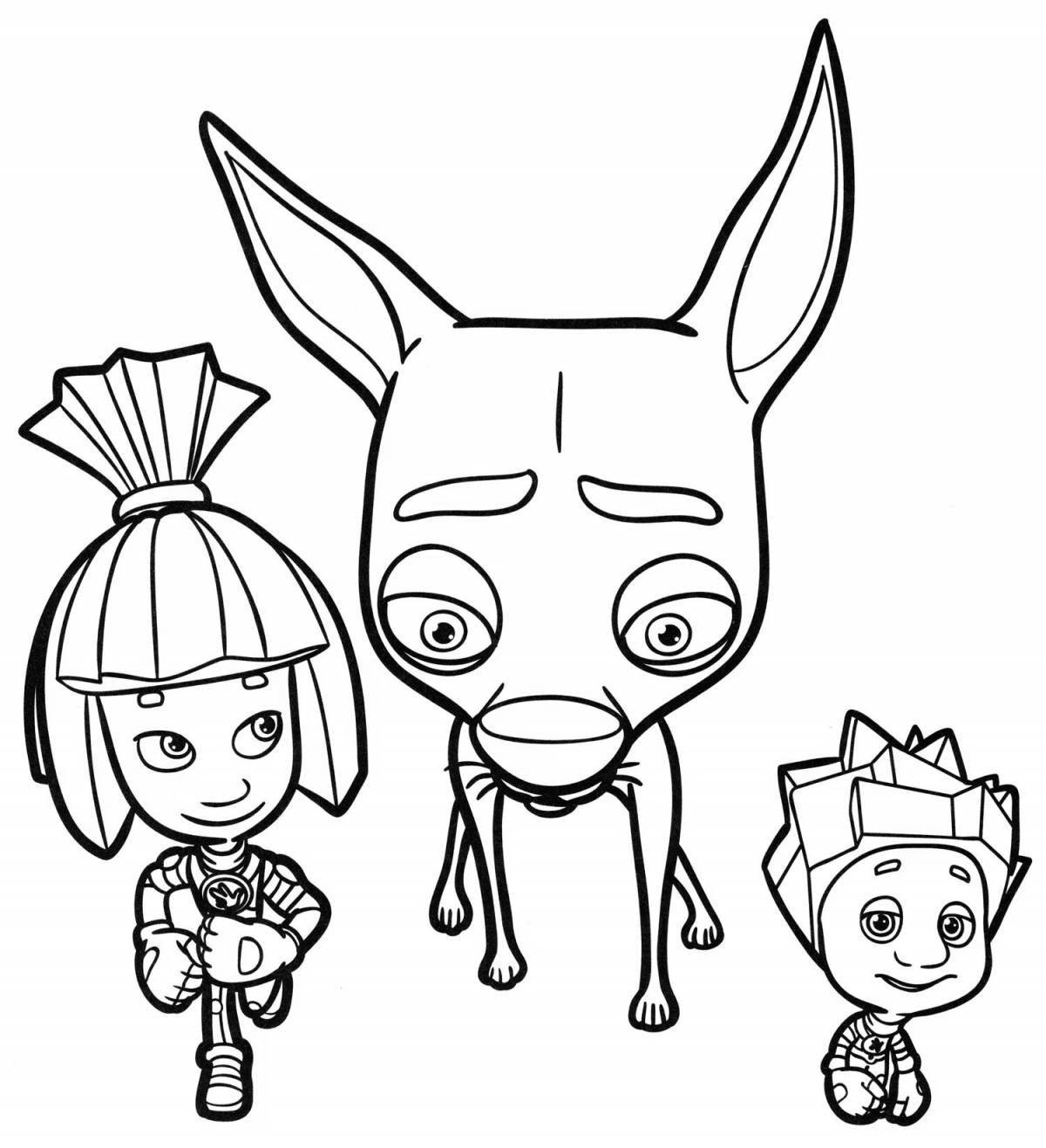 Photo Majestic wire cutter coloring book