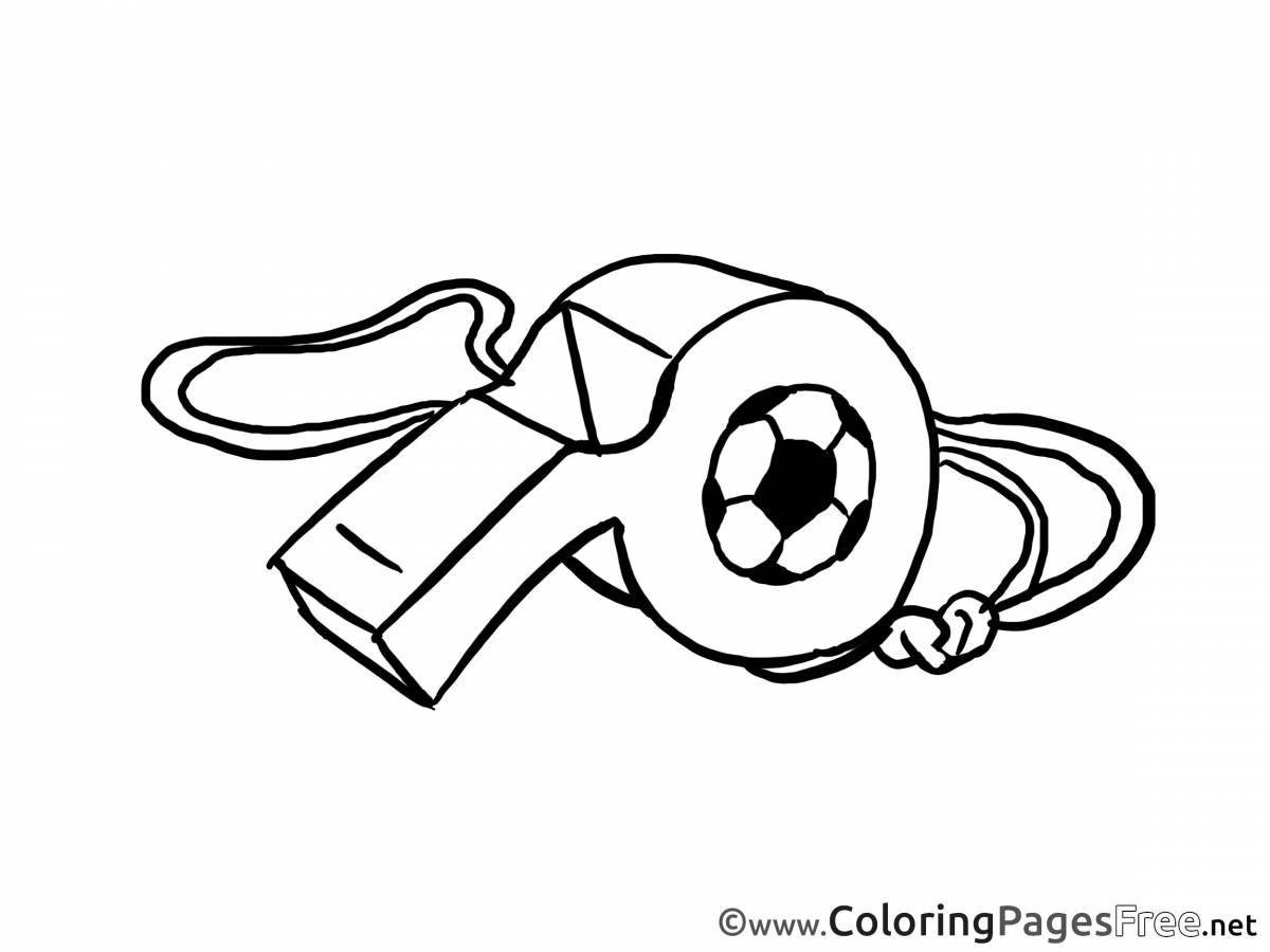 Fun coloring whistle