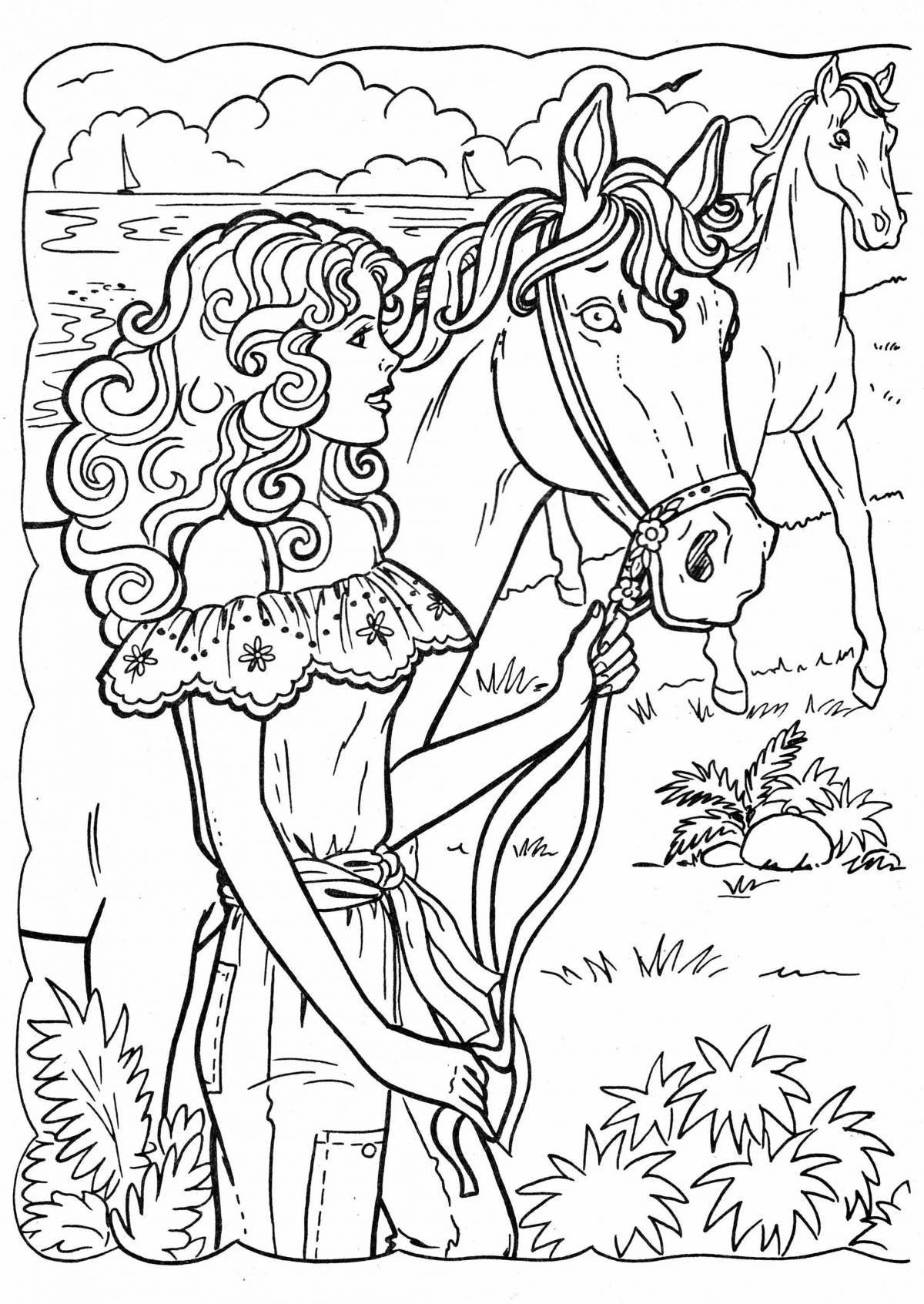 Fun goldilocks coloring book