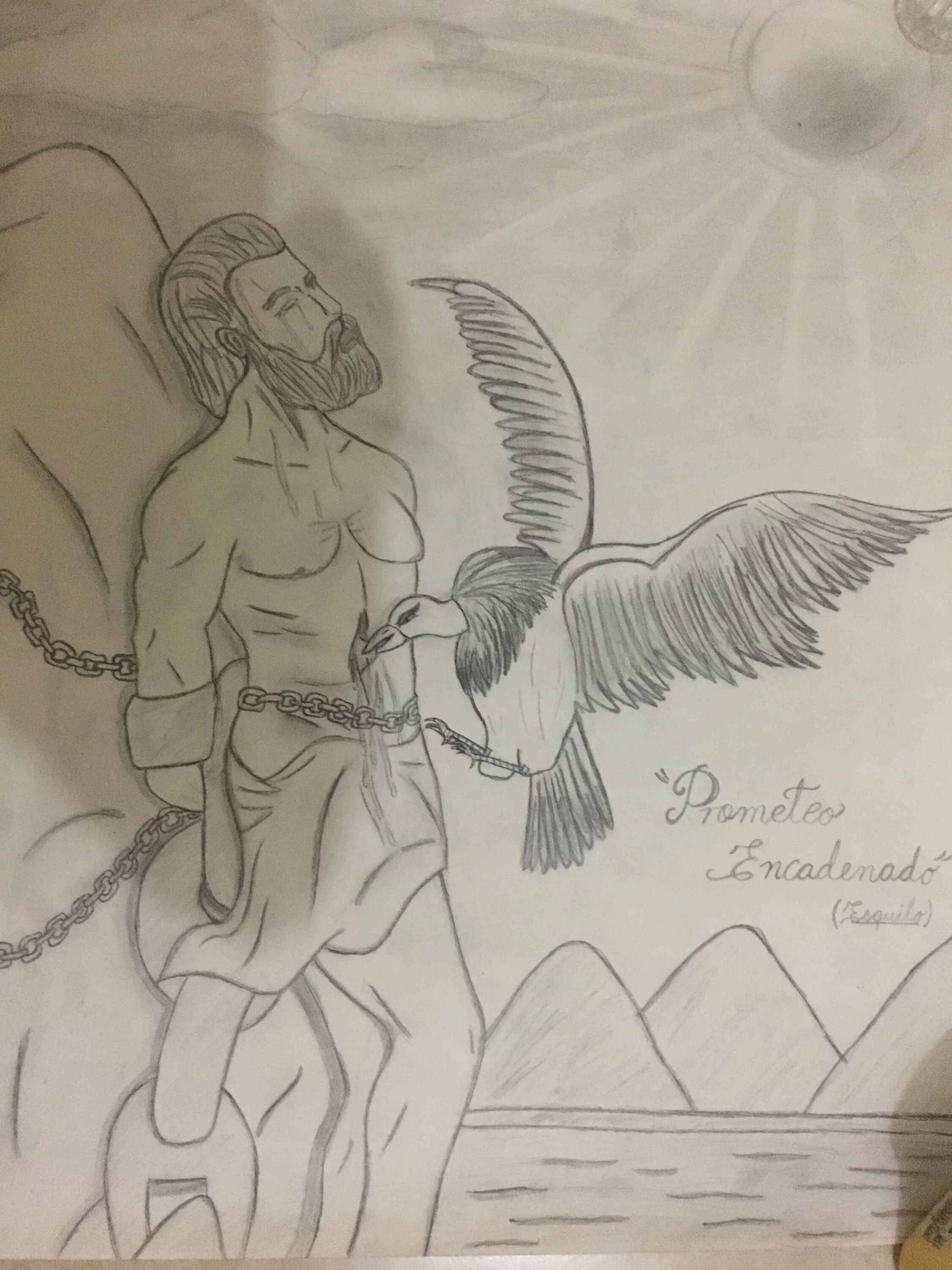Richly illustrated prometheus coloring book