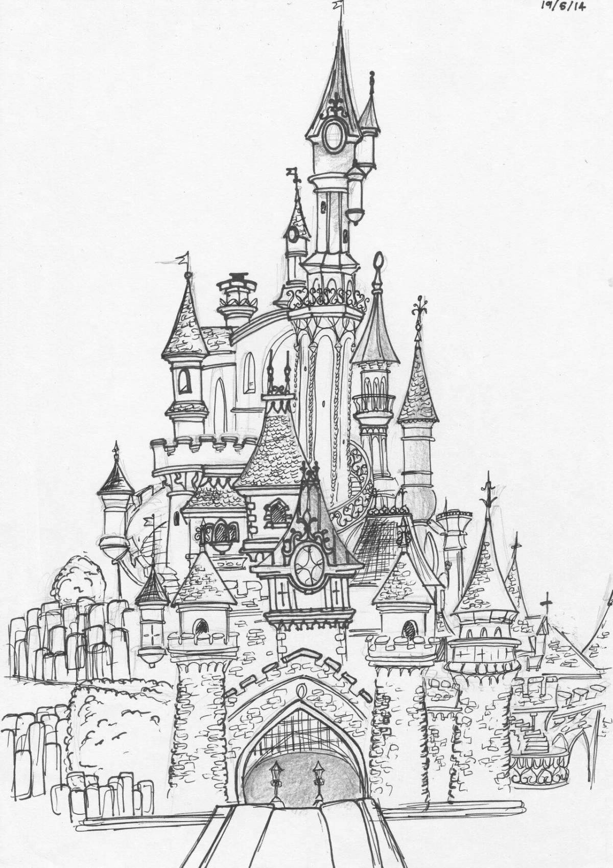 Adorable Disneyland coloring book